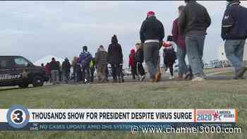 Thousands defy requests of medical officials, attend Trump rally in Janesville - Channel3000.com - WISC-TV3