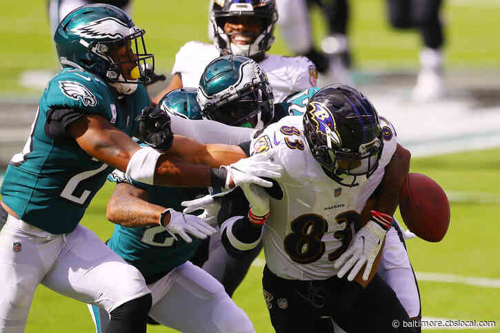 Ravens Give Up No Points In First Half Against Eagles
