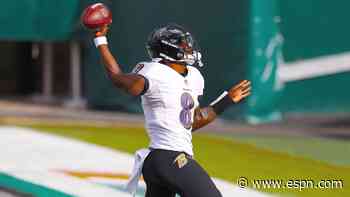 Ravens' Lamar Jackson back to running for touchdowns