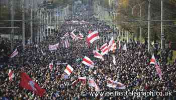 More than 50,000 march in Belarus against authoritarian leader