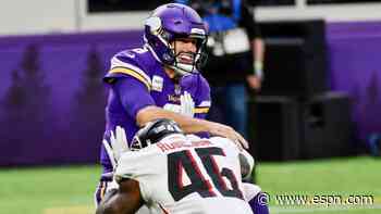 Vikings head into bye week with 1-5 record after losing to hapless Falcons