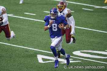 Giants and Judge finally win, beat Washington  on fumble TD