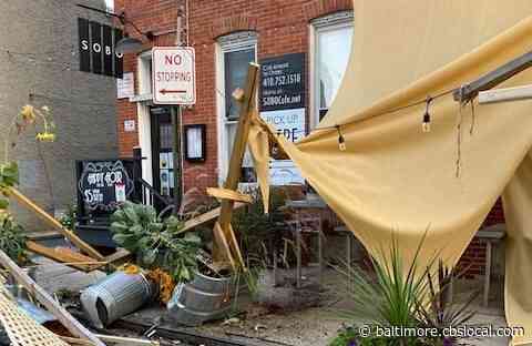 SoBo Cafe Looking For Driver Who Crashed Into Outdoor Dining Parklet Overnight