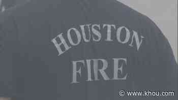 HFD: Houston firefighter shot with pellet gun, fire truck windows broken during call - KHOU.com