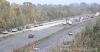 Traffic 'at a standstill' on M5 after crash