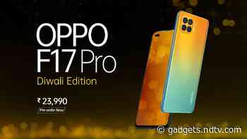 Oppo F17 Pro Diwali Edition Launched in India: Price, Sale Offers
