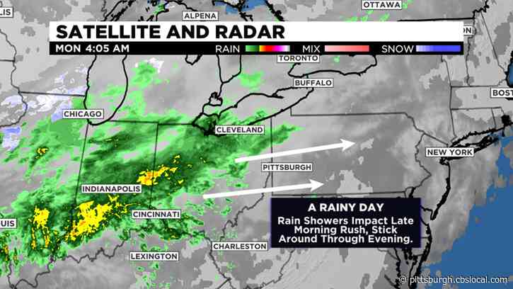 Pittsburgh Weather: Soaking Rain Making Its Way Into Western Pa.