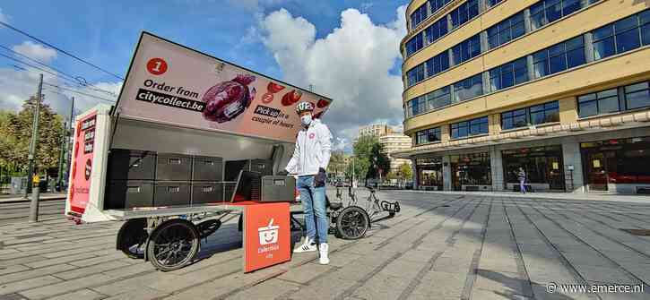 Collect&Go City brengt boodschappen met een cargofiets tot in het centrum van Brussel