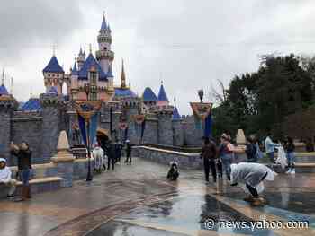 Disneyland fans, cast members protest park closure: &#39;Tell the guards to open up the gates&#39;
