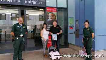 Family reunited with paramedics who saved their baby after roadside birth