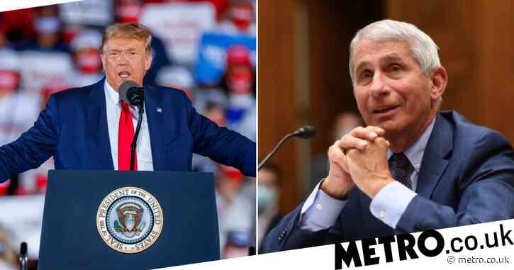 Trump calls Dr Anthony Fauci a ‘disaster’ on campaign call