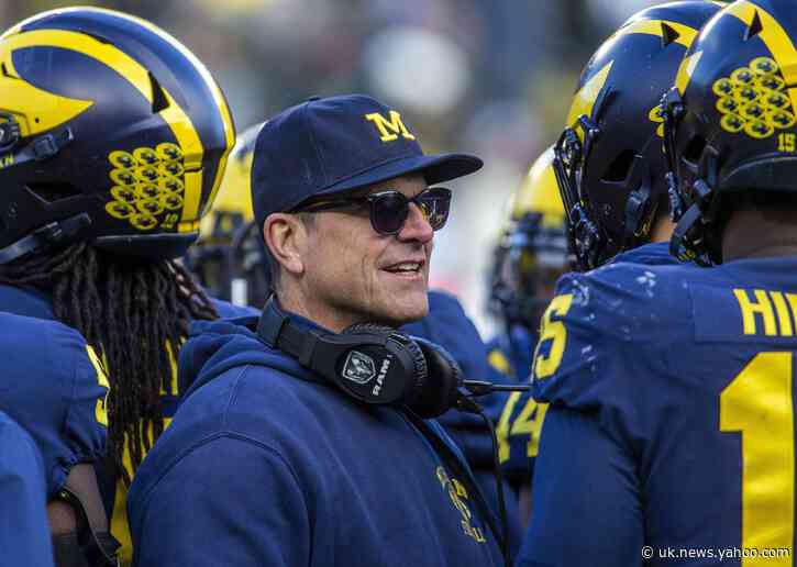 Harbaugh starts season with 2 years left on deal at Michigan