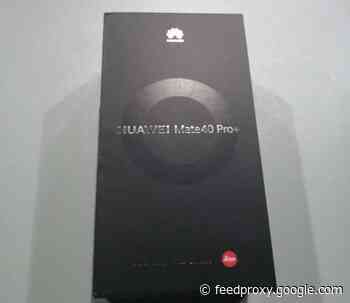 Huawei Mate 40 Pro Plus retail box confirms RAM and storage
