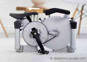Breakaway lightweight, folding exercise bike $399