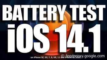 iOS 14.1 GM battery life tests (Video)