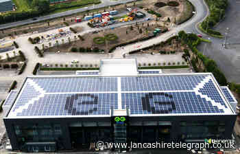 1,200 solar panels at new EG headquarters will produce 320,000kWh of 'green electricity' year