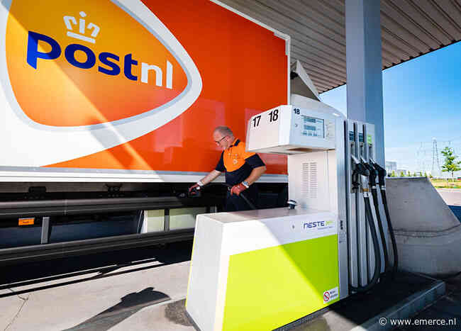 Proef met duurzame brandstof HVO100 bij PostNL