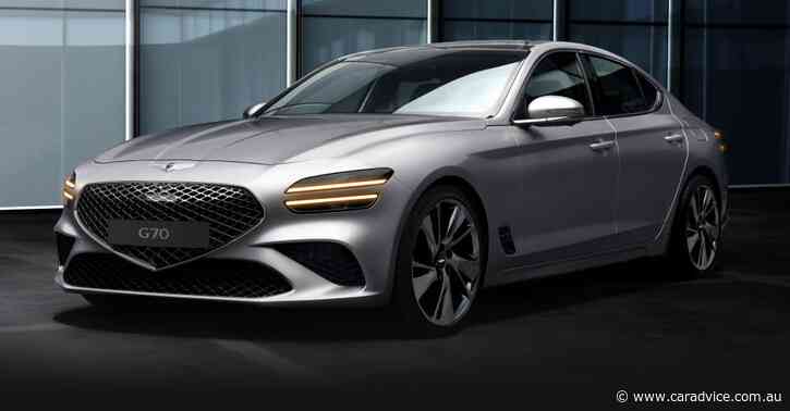 2021 Genesis G70 revealed – UPDATE: Engines and safety specs confirmed