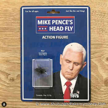 Mike Pence’s Head Fly Action Figure – Meme