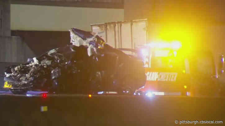 One Person Killed, One Injured In Crash Between Tractor-Trailer And Car Along Interstate-279