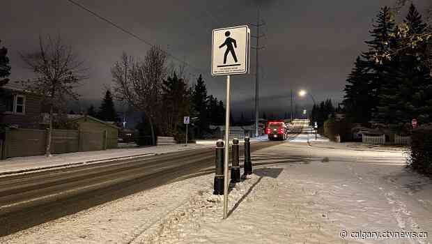 Slick conditions on Calgary roads as cold snap persists