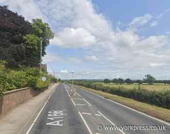 Road partially blocked following traffic accident