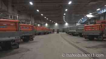 Plows prepped and ready to roll for October snow