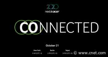 How to watch the Oct. 21 Next @ Acer streaming event     - CNET