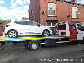 Stolen car seized after being found by police in Crompton