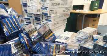 Huge stash of Viagra and tobacco worth £100,000 found in van in North Tyneside