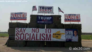 Man accused of setting haystack with political signs on fire in Tulare County arrested