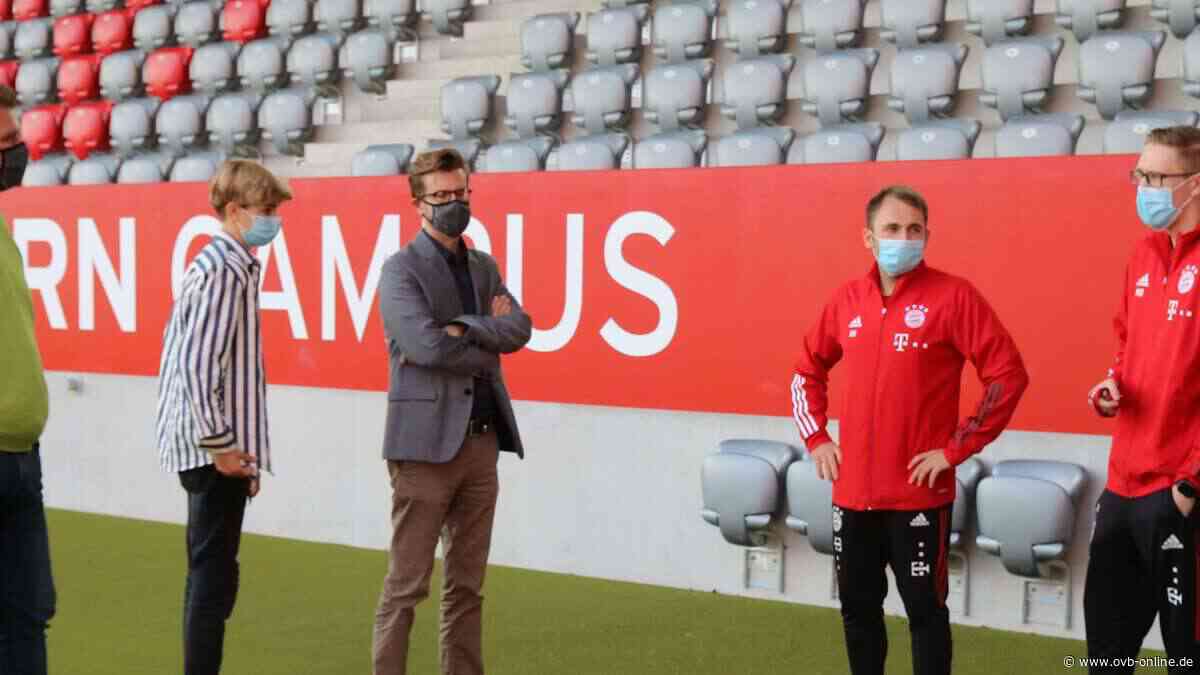 Sportverein Schloßberg: Sichtbares Zeichen für die Partnerschaft mit Bayern München - Oberbayerisches Volksblatt