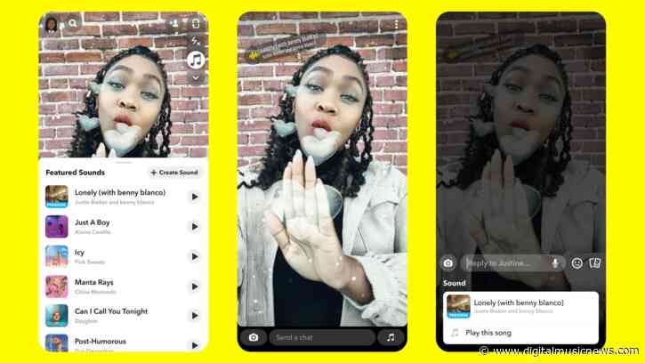 Here’s How to Add Music to Snapchat With New Sounds on Snapchat Feature