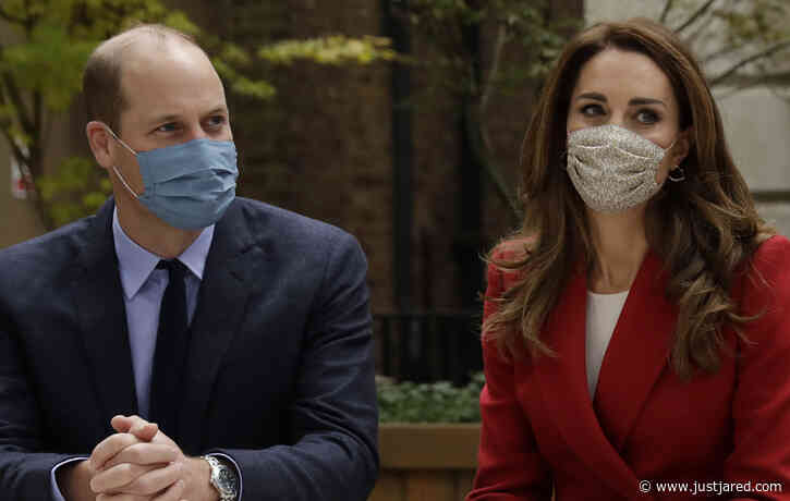 Duchess Kate Middleton & Prince William Wear Their Face Masks on Latest Royal Visit