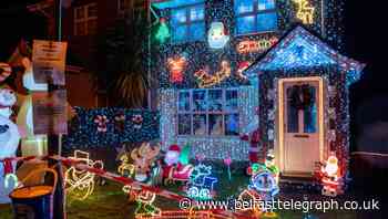Derry couple spread festive cheer with Christmas lights....in October