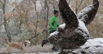 Hundreds of crashes and spinouts as first major snowfall slams Minnesota