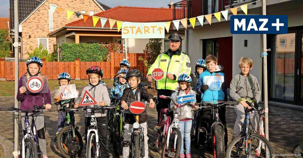 Verkehrstag auf dem Kinderhof Buberow in Gransee – sicher auf zwei Rädern unterwegs - Märkische Allgemeine Zeitung