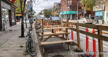 Toronto is getting rid of all curb lane patios to make way for winter snow clearing - blogTO