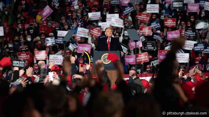 President Donald Trump Holds Rally In Erie