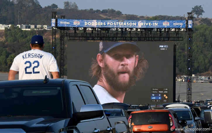 Photos: With Dodgers on road for World Series, drive-in throng returns to Dodger Stadium