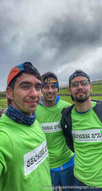 Pals run Three Peaks to raise cash for BK's Heroes charity