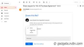 Google Drive Access, Permissions Can Now Be Granted Directly via Gmail Dynamic Emails