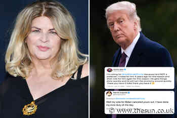 Kirstie Alley slammed by Patricia Arquette, Judd Apatow and other celebrities after publicly supporting - The Sun