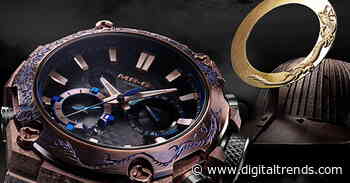 A battle-hardened samurai helmet inspired this luxury connected G-Shock watch