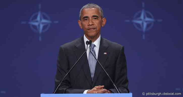 President Obama Campaigns For Joe Biden At Drive-In Rally In Philadelphia