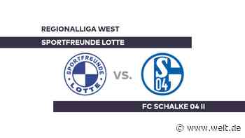 Sportfreunde Lotte - FC Schalke 04 II: Kommt Schalke II wieder in die Spur? - Regionalliga West - DIE WELT