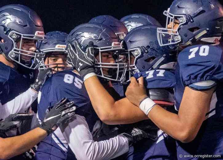 High school schedules: Trabuco Hills football