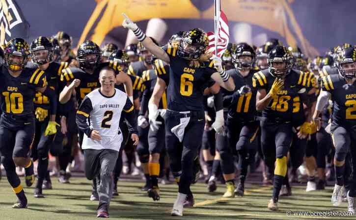 High school schedules: Capistrano Valley football