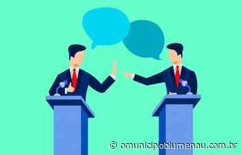 O Município Blumenau realizará debate entre candidatos à prefeitura no primeiro turno - O Município Blumenau