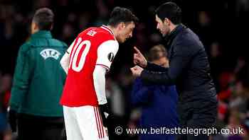 Mikel Arteta takes the blame after failing to get the best out of Mesut Ozil
